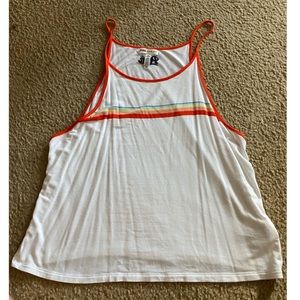 white tank top shirt